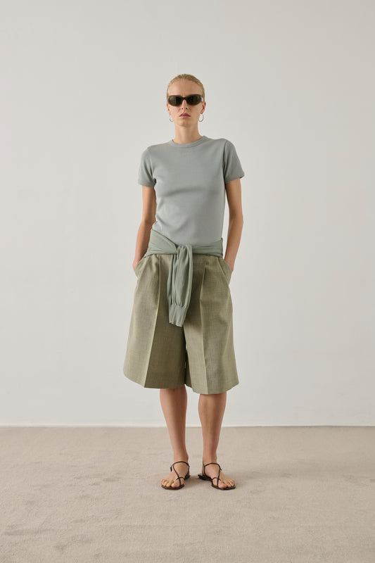 Tee-Shirt Aristide - Bleu Glacé - Coton - Femme