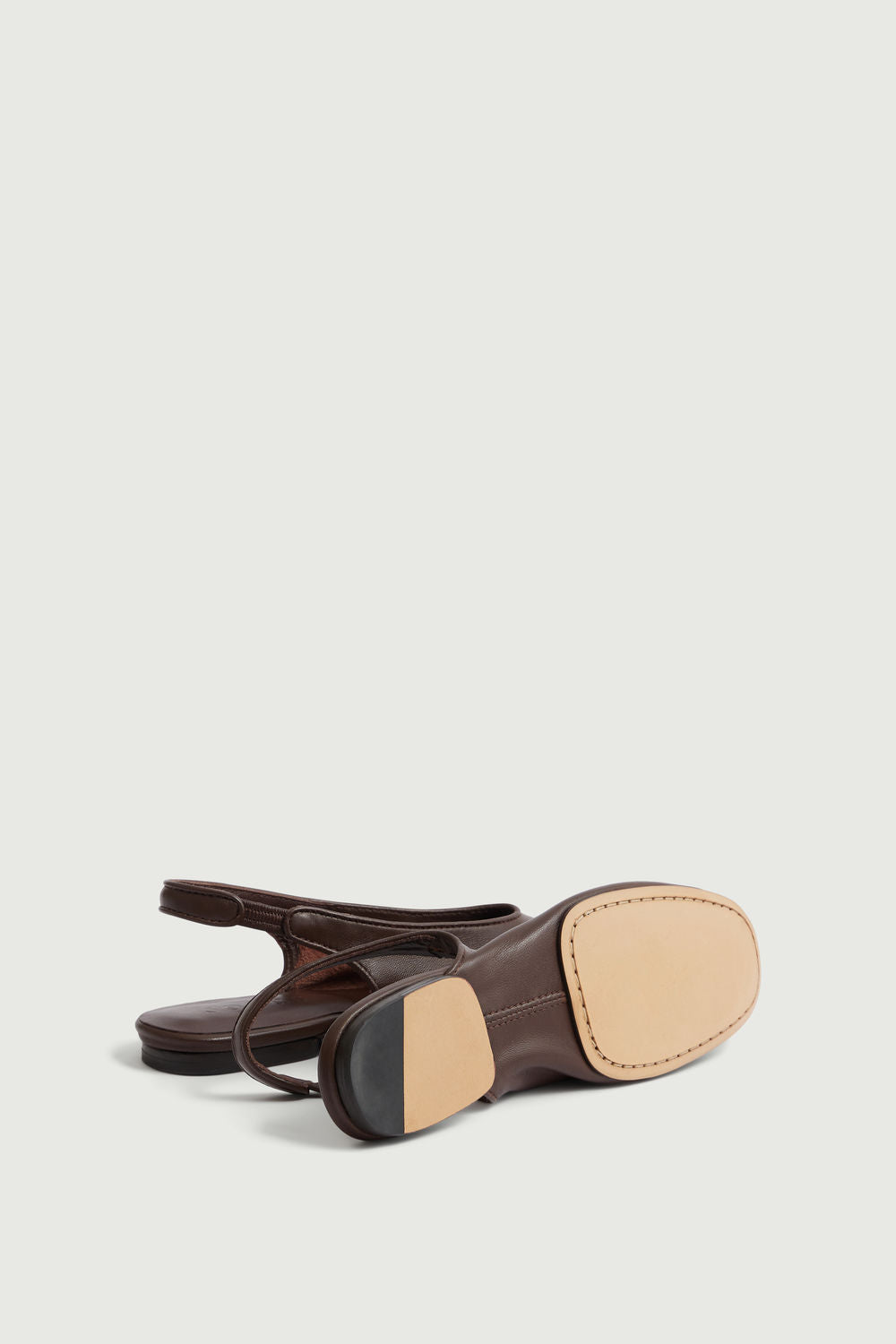 Slingbacks Emmett - Chocolat - Cuir - Femme