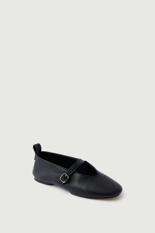 Ballerines Madeline - Noir - Cuir - Femme