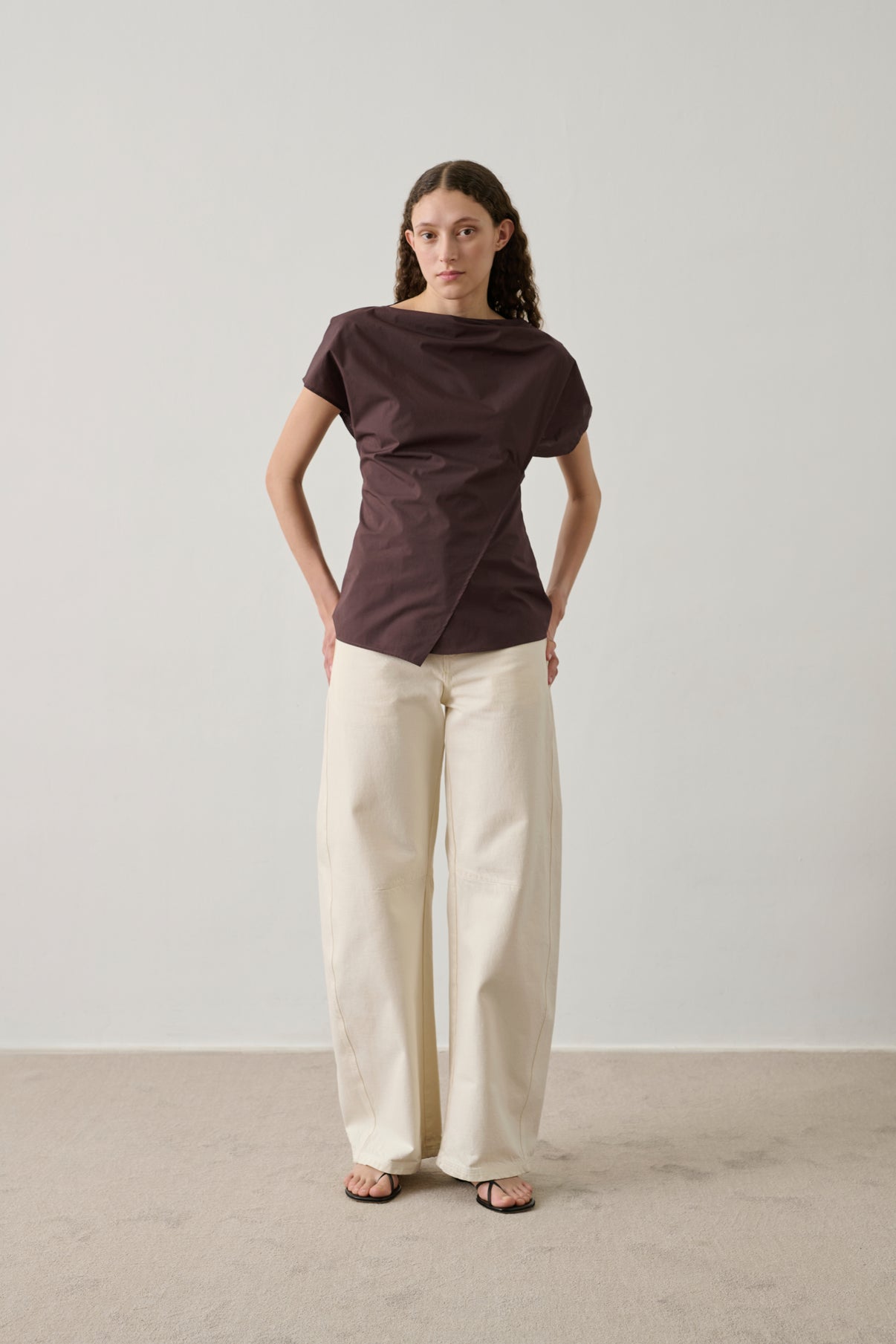 Jean Gaspard - Blanc - Coton - Femme vue 1