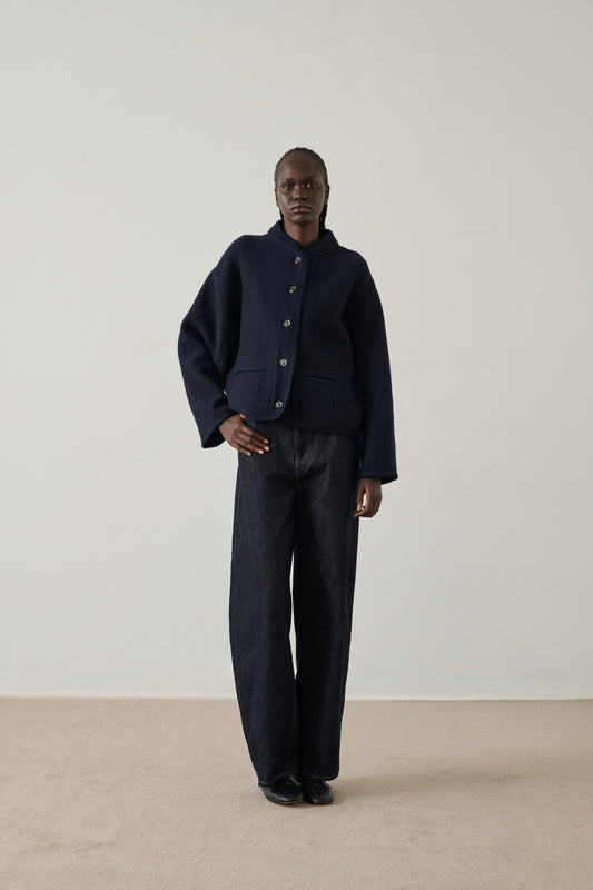 Veste Olympe - Navy - Laine - Femme