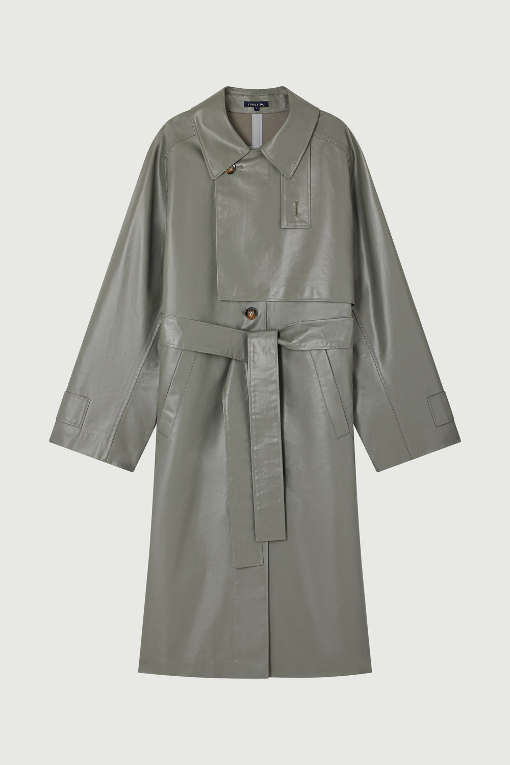 Trench Dino - Gris - Coton - Femme